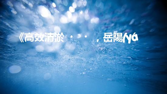 《高效清淤，岳陽(yáng)河道清淤單價(jià)實(shí)惠且優(yōu)質(zhì)》